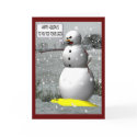 "Christmas Tinkle" Snowman Holiday Greeting Cards