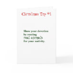Christmas Tips cards