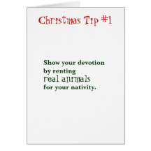 Christmas Tips Cards