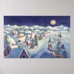 CHRISTMAS TOWN by SHARON SHARPE posters