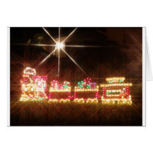 christmas Train Greeting Cards