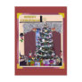 CHRISTMAS TREE AND PRESENTS POST CARD