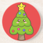 Christmas Tree and Star Beverage Coasters