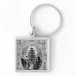 Christmas Tree at Windsor Castle, 1848 keychains