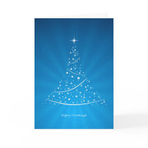 Christmas Tree (Blue) card