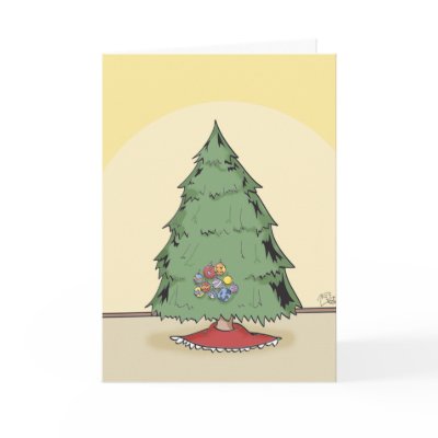 Christmas Tree Greeting Cards by JoshAlves