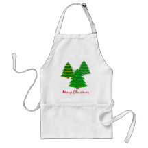 Christmas Tree Chef's Apron