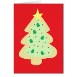 Christmas Tree Cookie Greeting Card