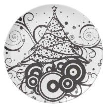 Christmas Tree Dinner Plate
