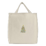 Christmas Tree Embroidered Bag embroidered bags