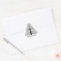Christmas Tree Envelope Seal stickers