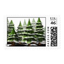 Christmas Tree Forest postage