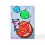 Christmas Tree Frog cards
