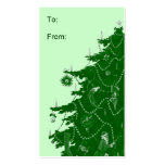 Christmas Tree Gift Tags business cards