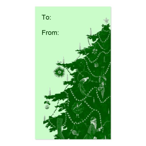 christmas tree gift tags business cards christmas tree gift tags business cards
