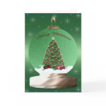 Christmas Tree Globe Card