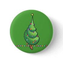 Christmas Tree green2 Button