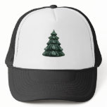 Christmas Tree Green  White OL The MUSEUM Zazzle hats