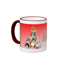 Christmas Tree Kittens  Mug
