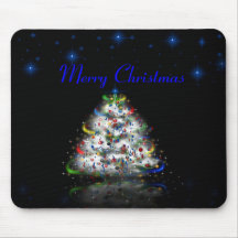 Christmas Tree Merry Christmas  Mousepad