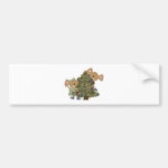 christmas tree mice bumper sticker