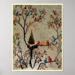 Christmas Tree Nest ~ Print Poster