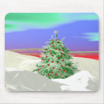 Christmas Tree of Hearts mousepads