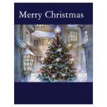 Christmas tree on street flyers