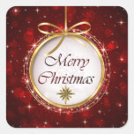 Christmas Tree Ornament Bokeh Lights Stickers