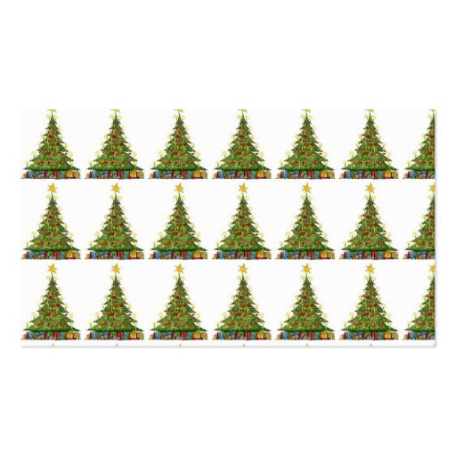 christmas tree pattern 2 business card christmas tree pattern 2 business card