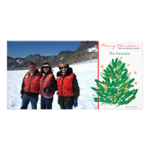 Christmas Tree Photo Card