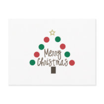 Christmas Tree Postcard