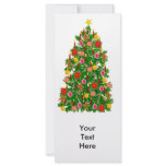 Christmas Tree Rack Card rack cards