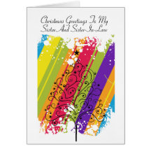 Christmas Tree Rainbow Cards