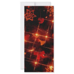 Christmas Tree Red Lights rack cards