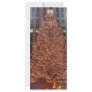 Christmas Tree Rockefeller Center Rack Card Template