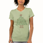 Christmas tree shirt