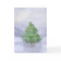 Christmas tree sketch Card