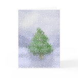 Christmas tree sketch Card