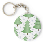Christmas Tree Snow Keychain