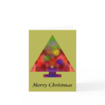 Christmas Tree - Triangle decorated cards