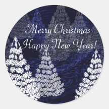 Christmas trees 2 stickers