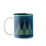 CHRISTMAS TREES by SHARON SHARPE Coffee Mug