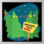 Christmas Trees For Sale Print