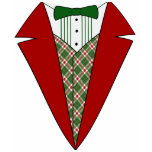 Christmas Tuxedo, Red and Green Elf t-shirts