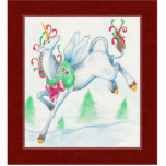 Christmas Unicorn Ornament photo sculptures