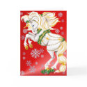 Christmas Unicorn poster cards