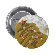 Christmas Washed Up on Shore Pin