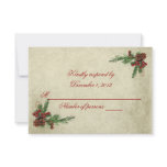 Christmas Wedding RSVP invitations