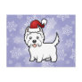 Christmas West Highland White Terrier Postcards